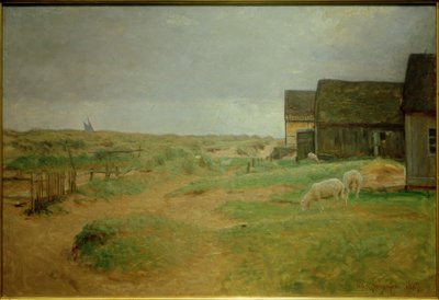 Old Houses in Skagen by Viggo Johansen